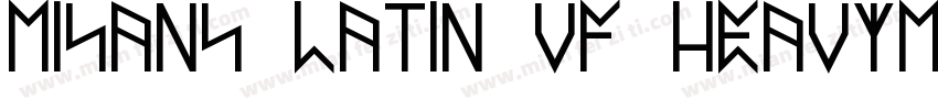 MISANS LATIN VF HEAVYMISANS LATIN V字体转换